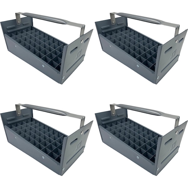 American Built Pro Nipple Caddy, 1 in Nipples Polyethylene , 50 pc Capacity, 4PK T1010 P4 - main